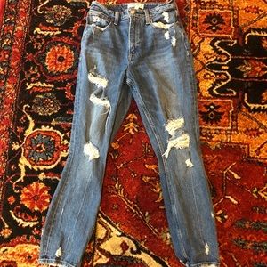 Abercrombie High Rise Mom Jeans